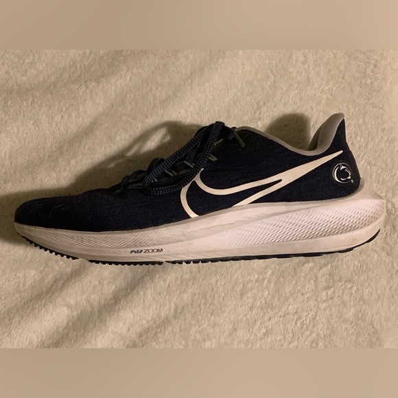 Penn State Nittany Lions Blue & White NIKE Air Zoom Pegasus 39 Size7 Unisex Shoe - Picture 13 of 15